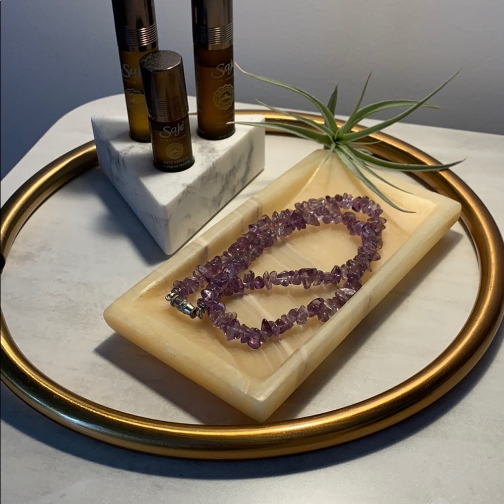 Amethyst necklace 18” 🦄💜👾🟣👩‍🎤☂️